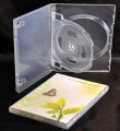 Triple DVD case semi-clear (14mm)